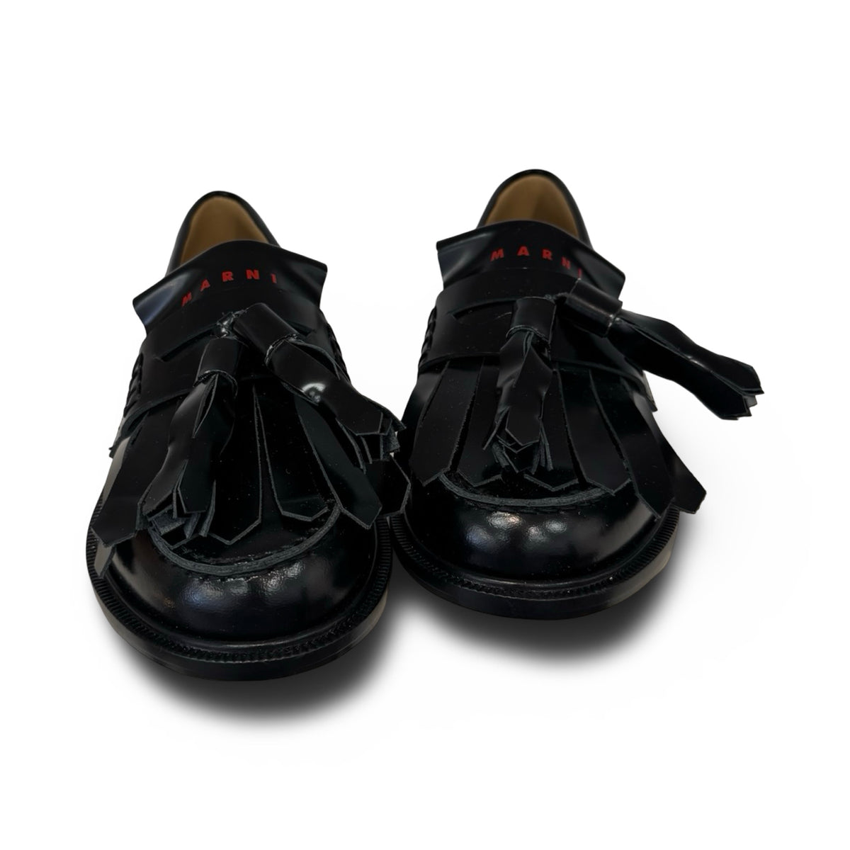 MARNI Black Fringe Loafer – HAL Shoes