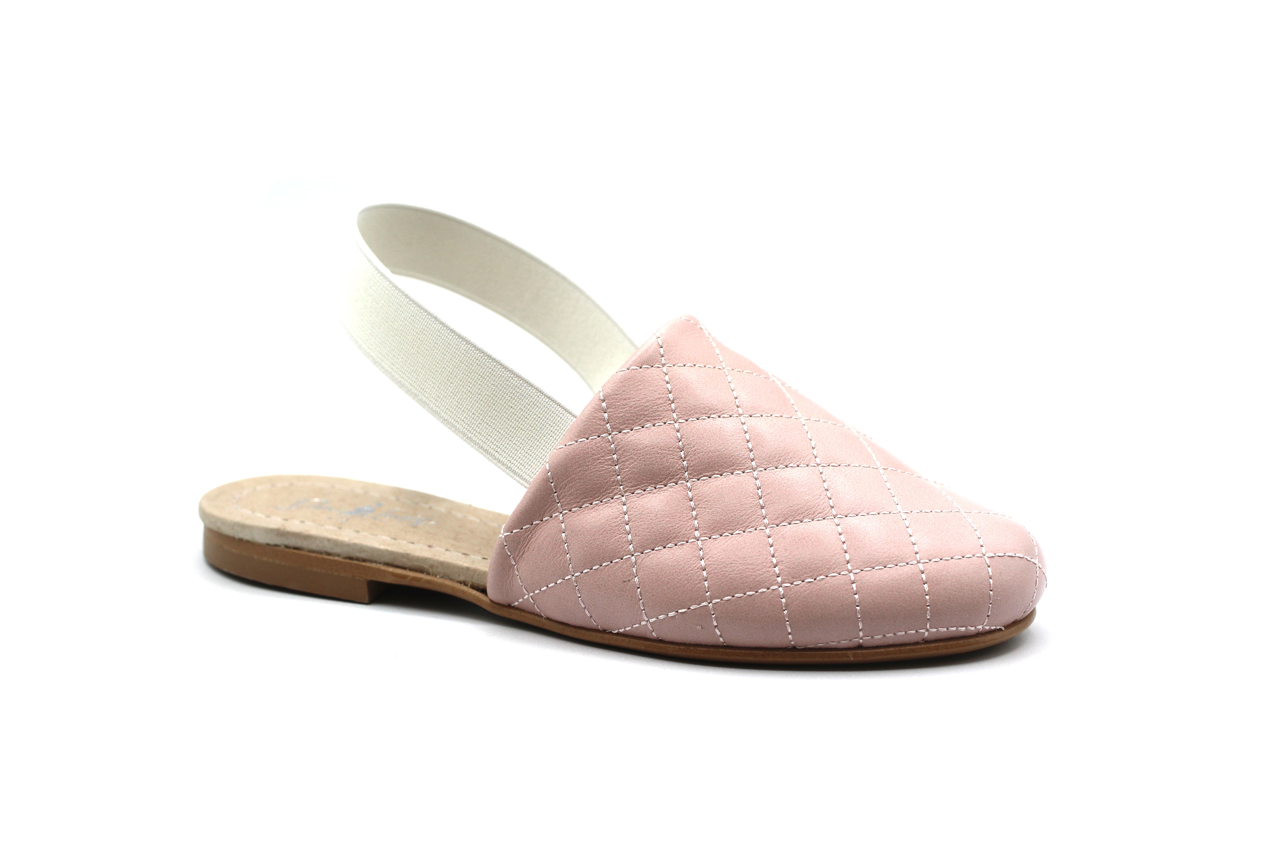 Don Louis Pink Quilted Slingback
