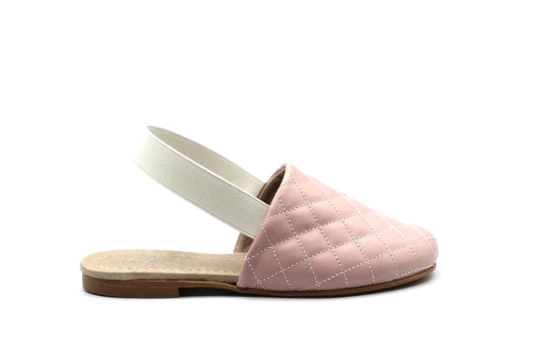 Don Louis Pink Quilted Slingback