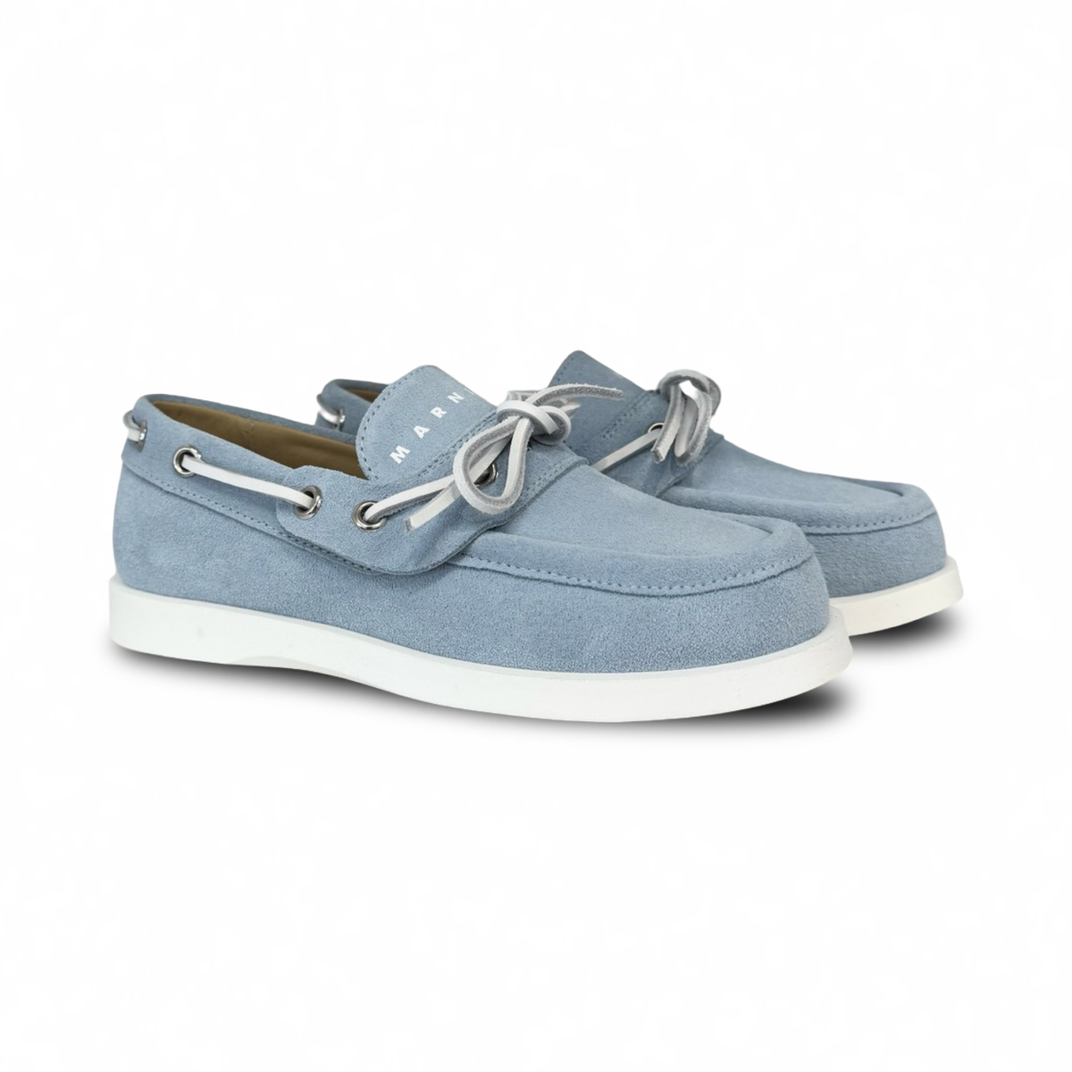 Marni Blue Boat Loafer – HAL Shoes