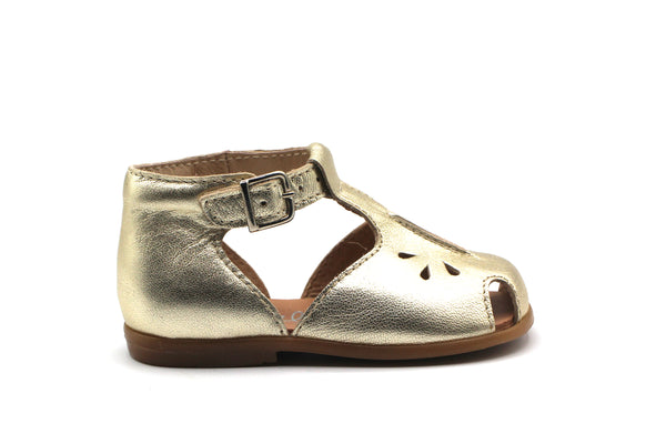 Beberlis Metallic Gold Sandal