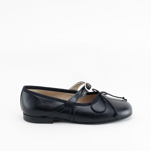 Papanatas Black Ballerina Flat