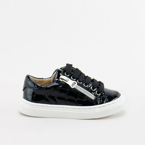 Papanatas Black Croc Sneaker