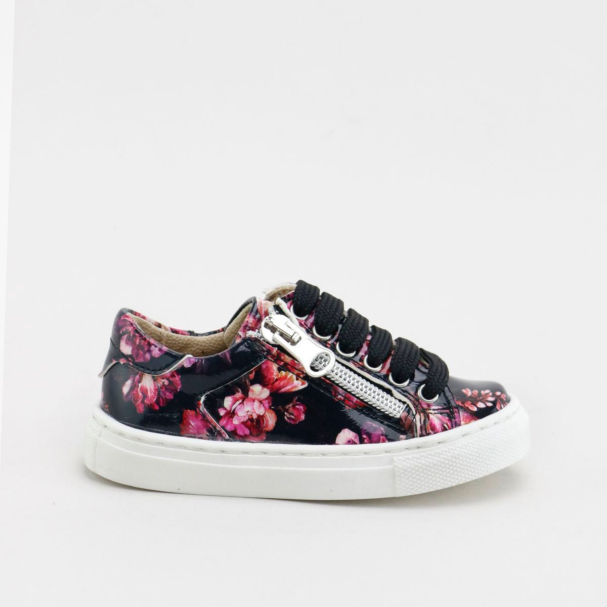 Papanatas Floral Pink Patent Sneaker – HAL Shoes