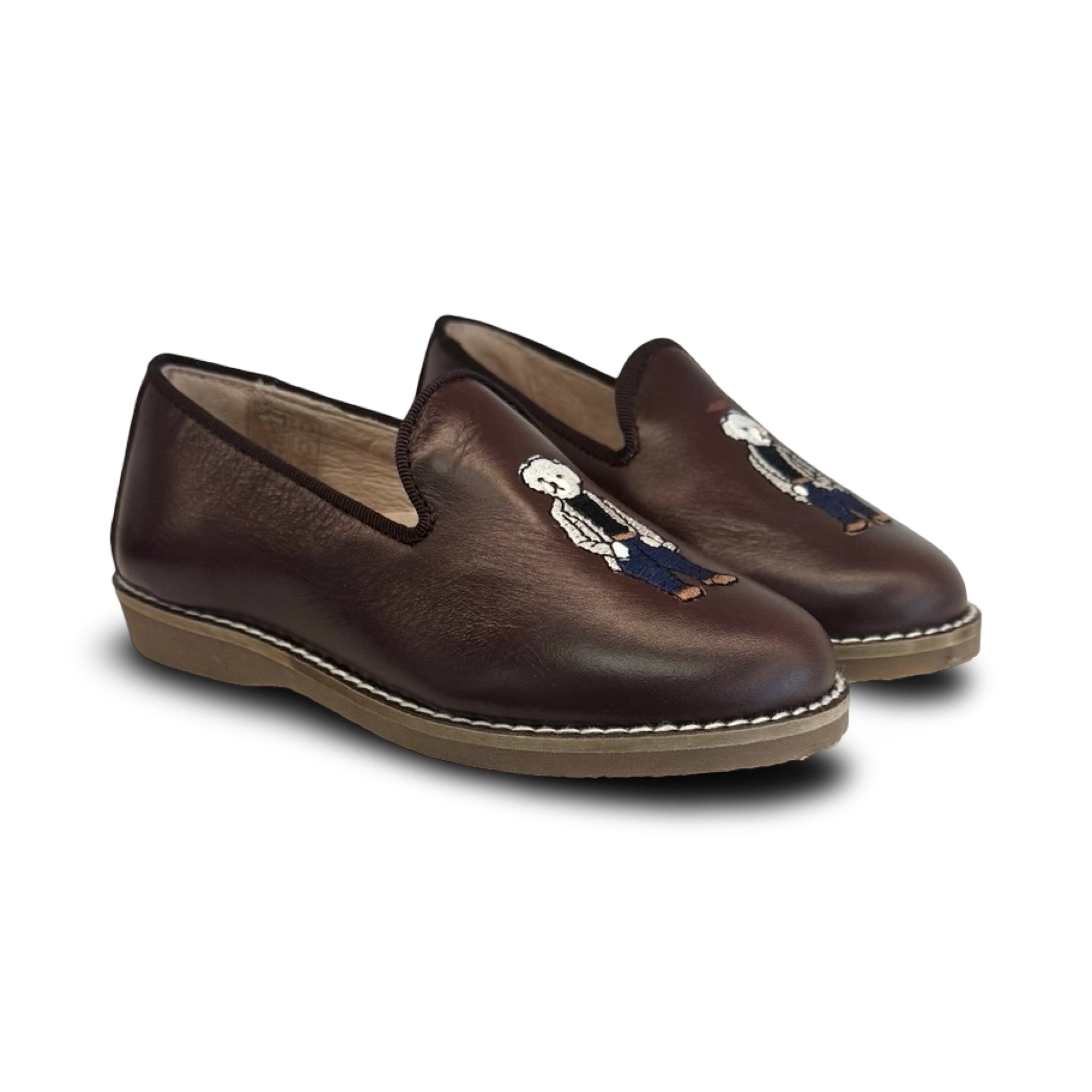 Don Louis Brown Bear Smoking Shoe