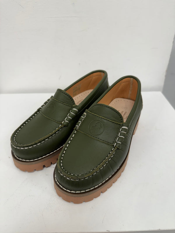 Lmdi Green Chunky Loafer