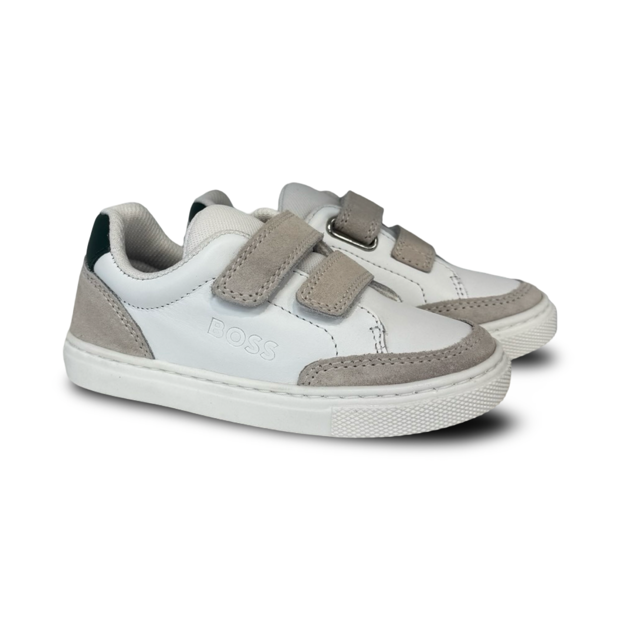 Hugo Boss White Velcro Sneaker – HAL Shoes