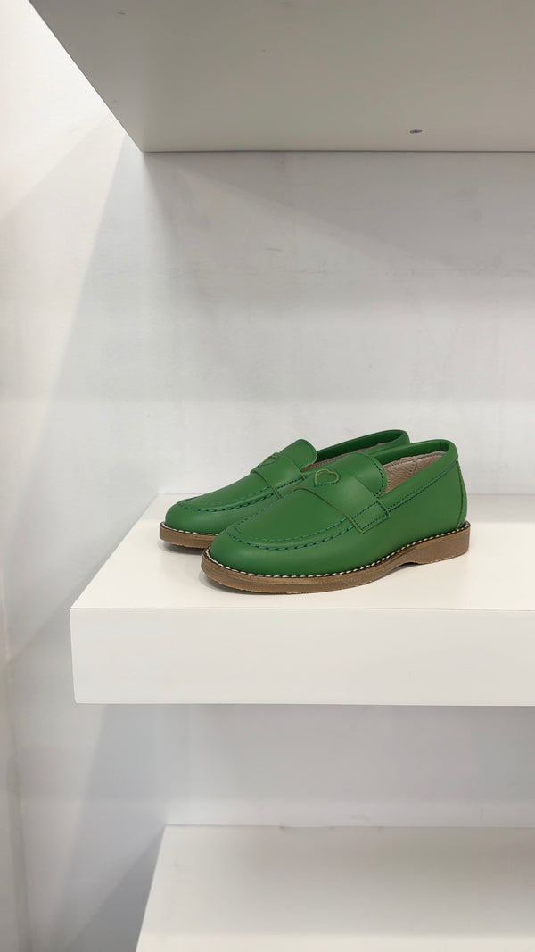 Don Louis Green Heart Keeper Loafer