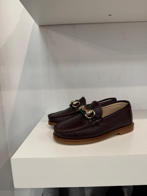 Don Louis Burgundy Chain Loafer