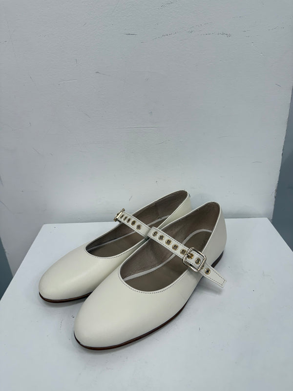 Valencia Cream Buckle Mary Jane