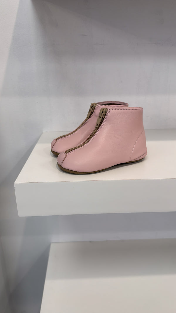 Pepe Pink Zipper Bootie