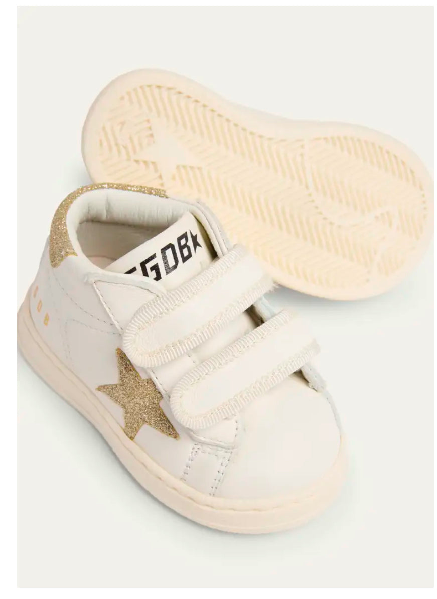 Golden Goose White Platinum Baby Sneaker