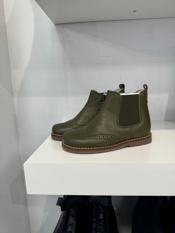 Beberlis Green Bootie