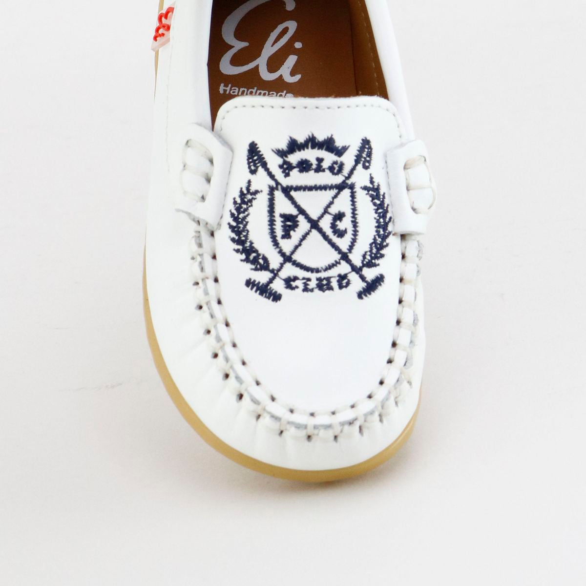 Papanatas White Embroidered Loafer