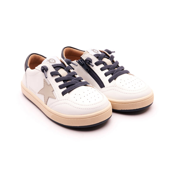Old Soles White Star Elastic Lace Sneaker
