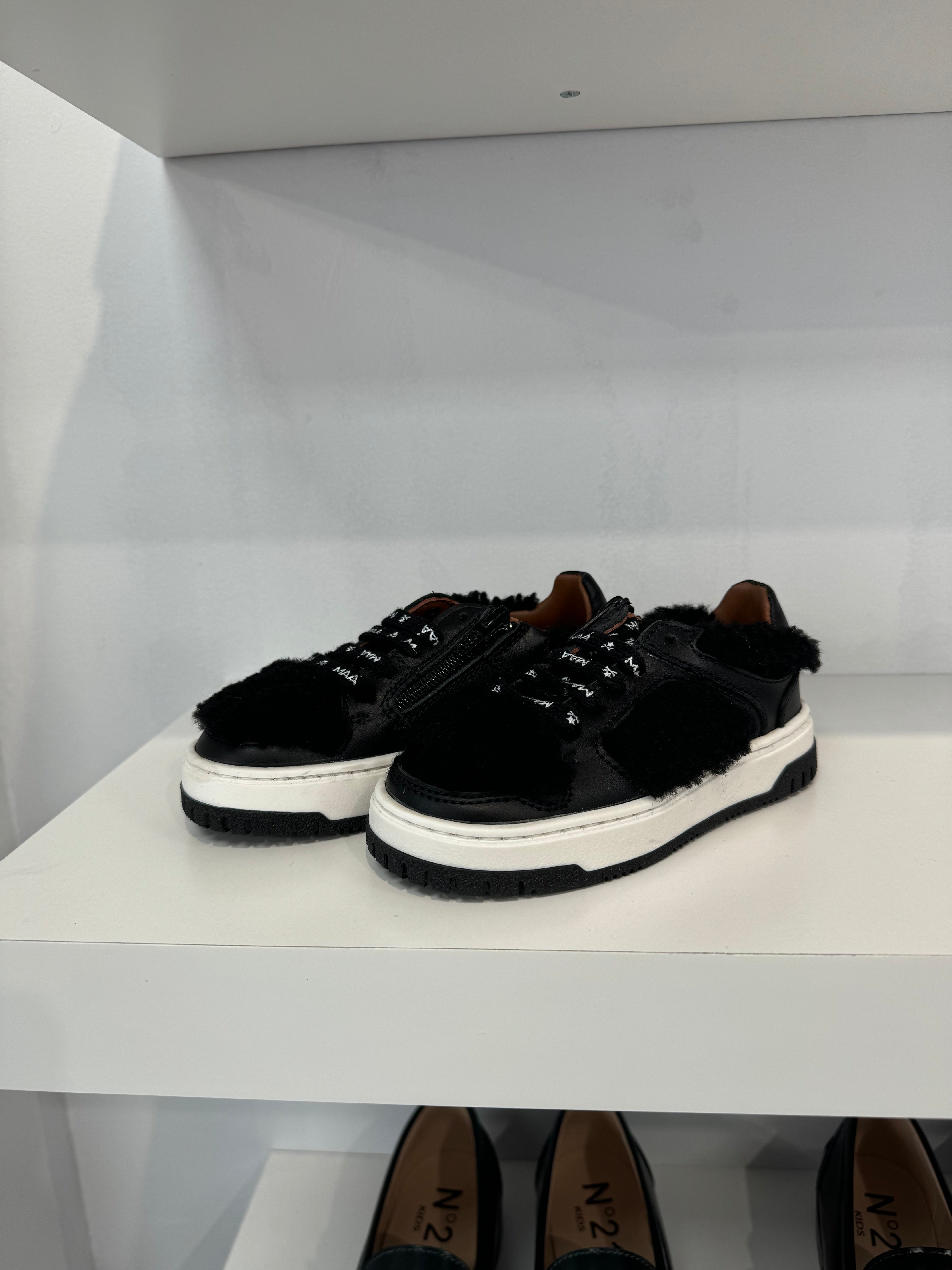 MAA Black Dolly Curly Sneaker