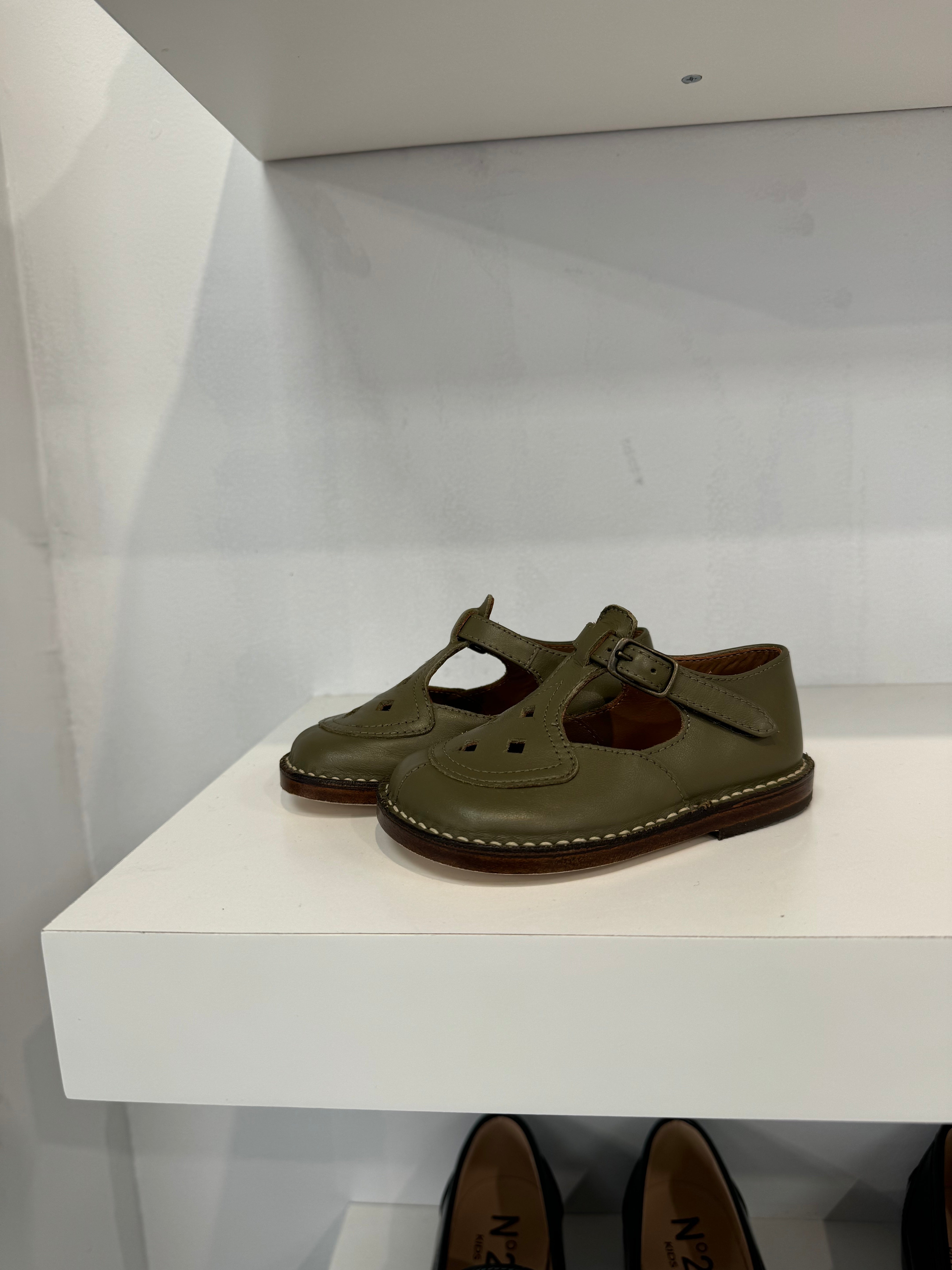 Pepe Hunter Green T Strap HAL Shoes