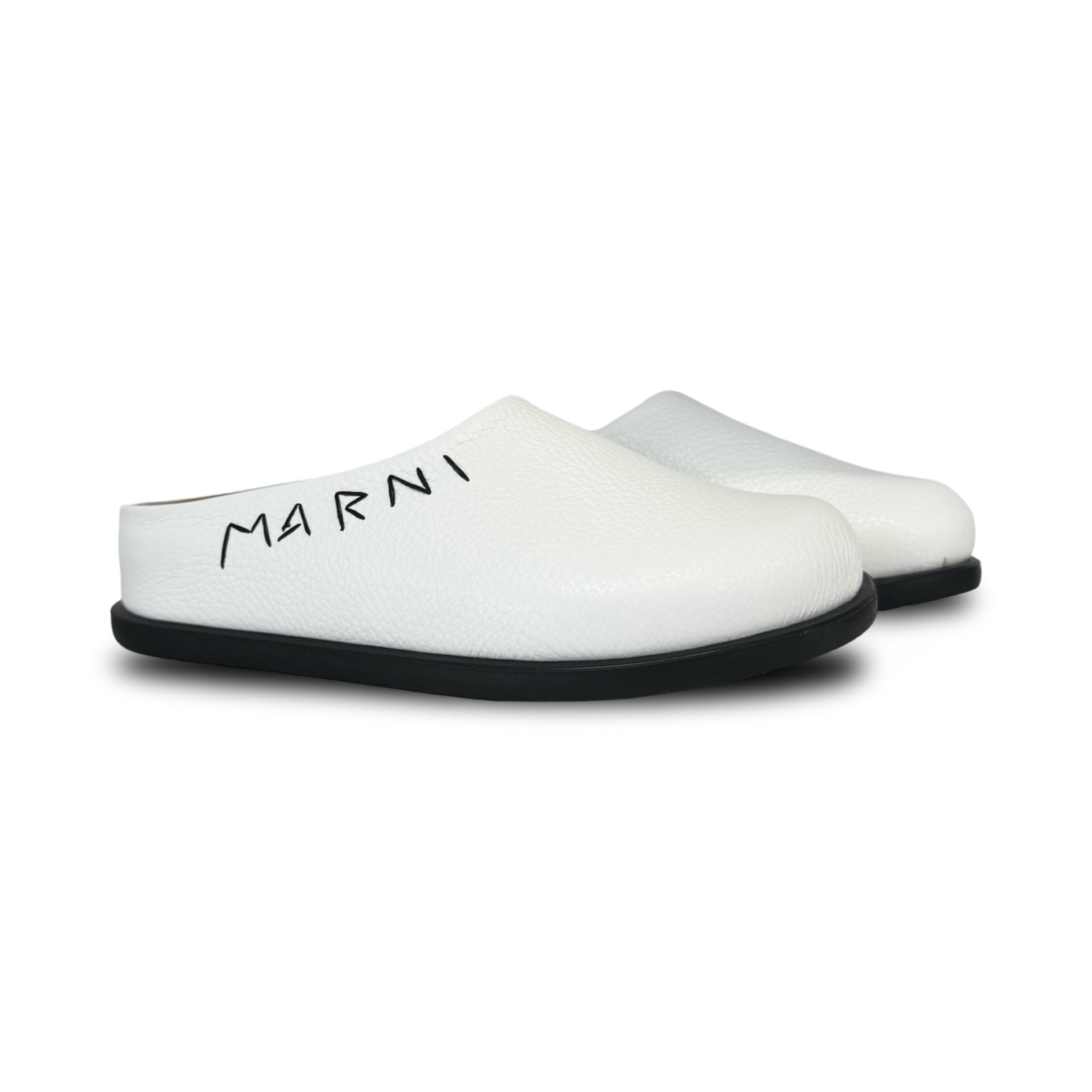 MARNI マルニ スリムサーモレスボトル 300ml ホワイト Marni White Clog Slipper – HAL Shoes
