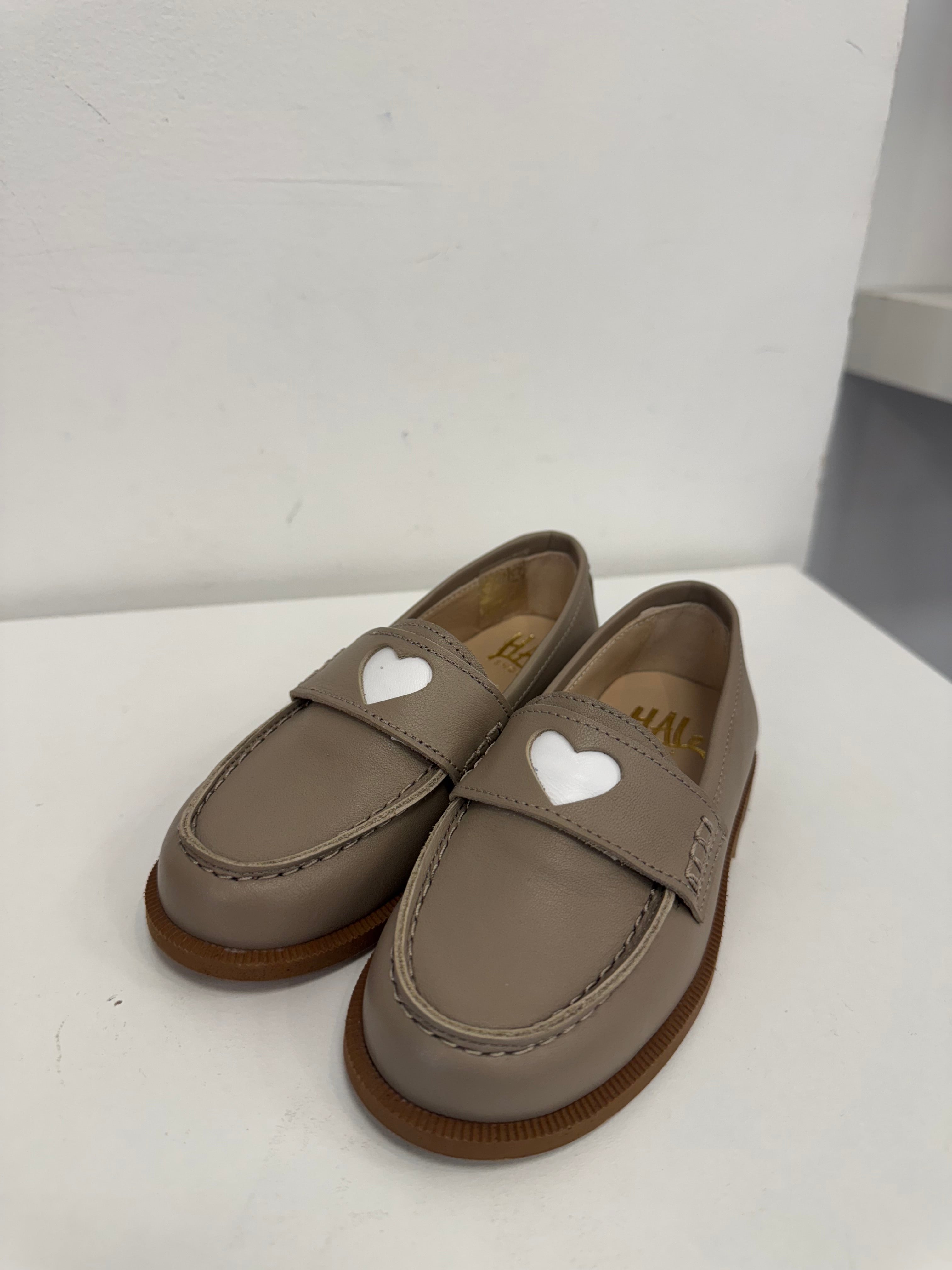 Lmdi Taupe Heart Loafer