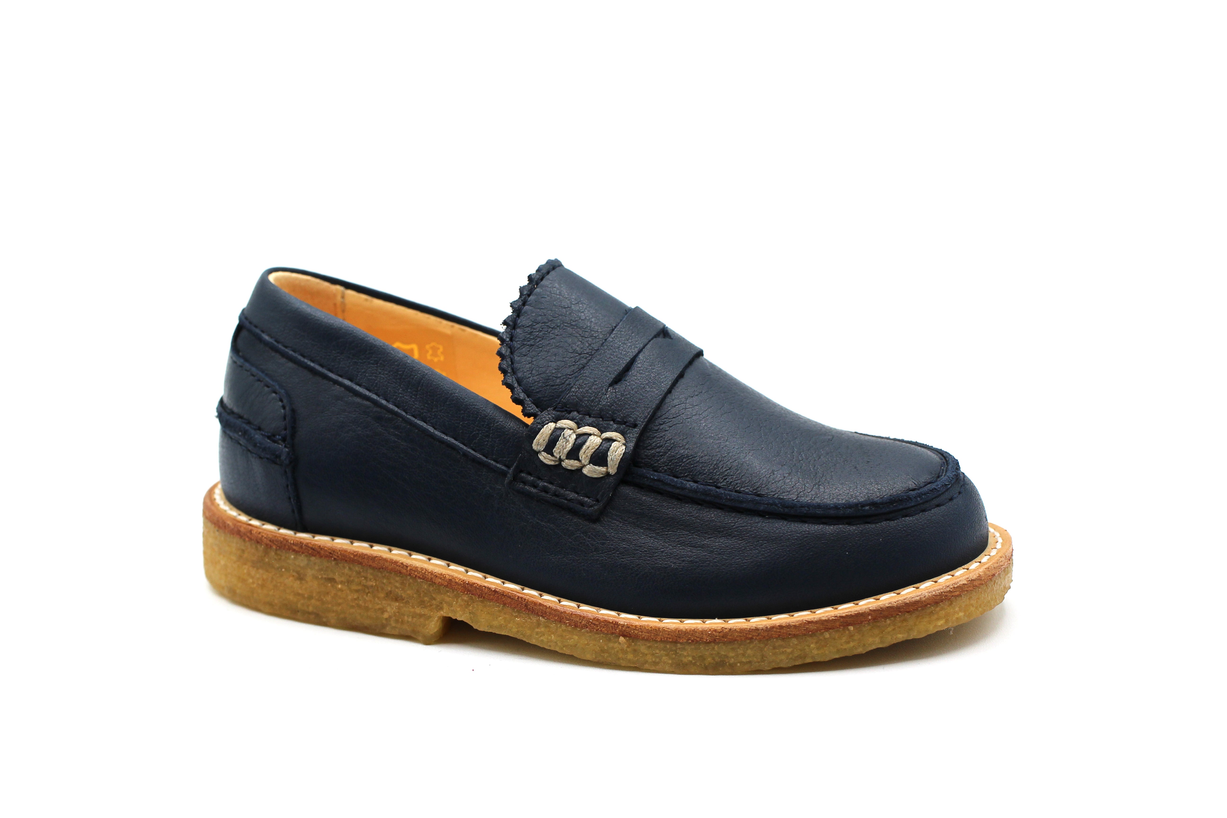 Angulus Navy Loafer – Shoes