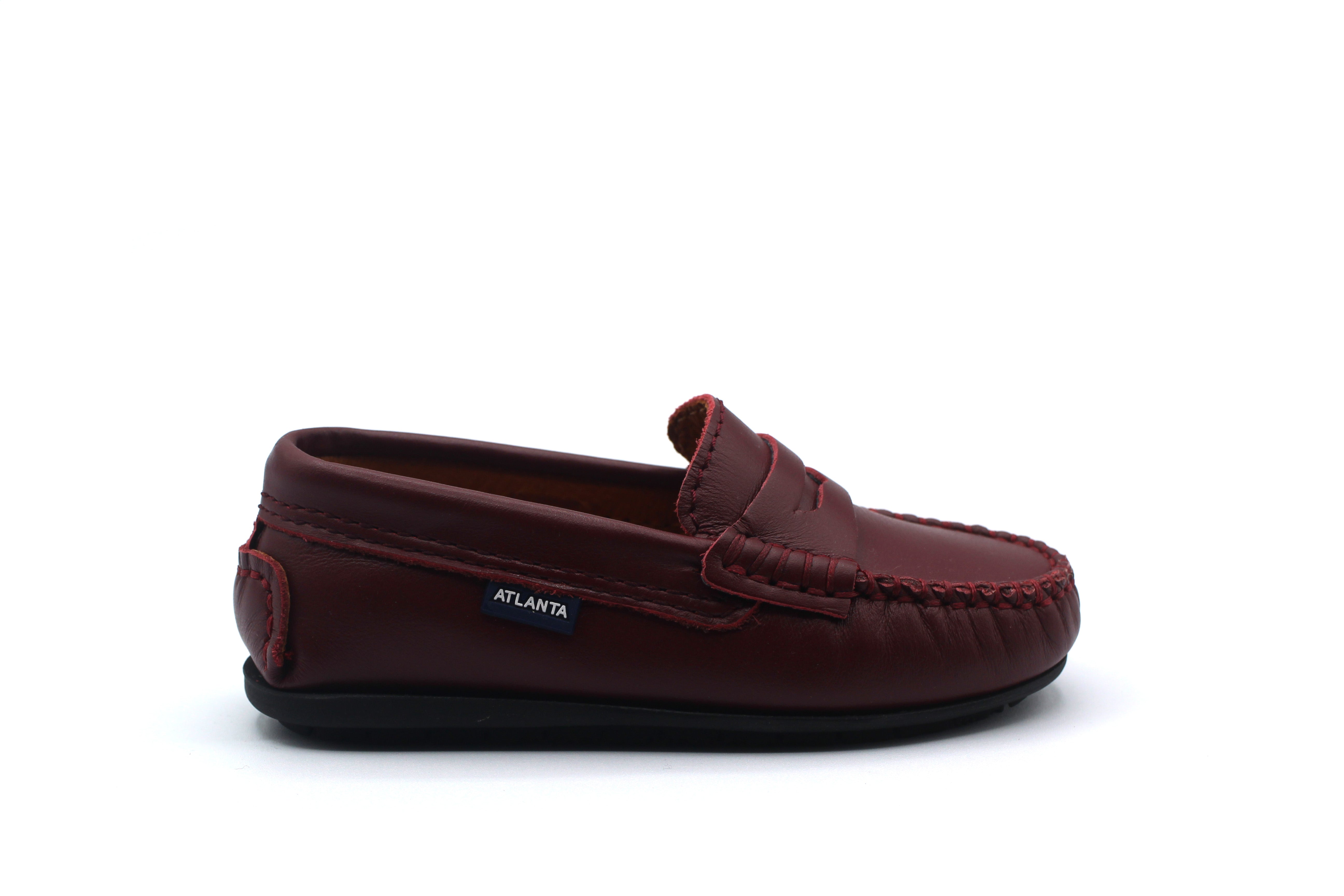 Atlanta Burgundy Penny Loafer