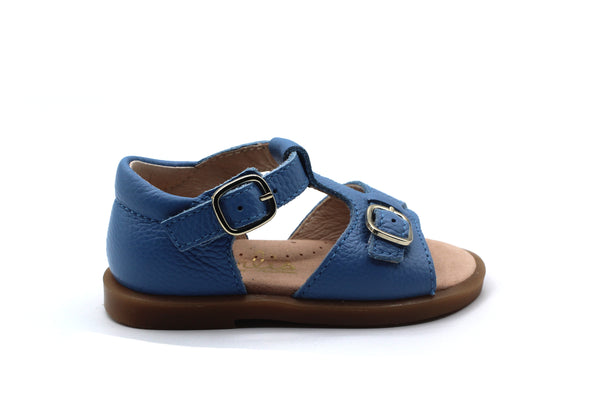 Beberlis Blue T-Strap Open Sandal