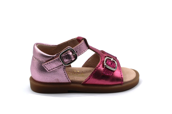 Beberlis Two-Tone Pink Open Sandal