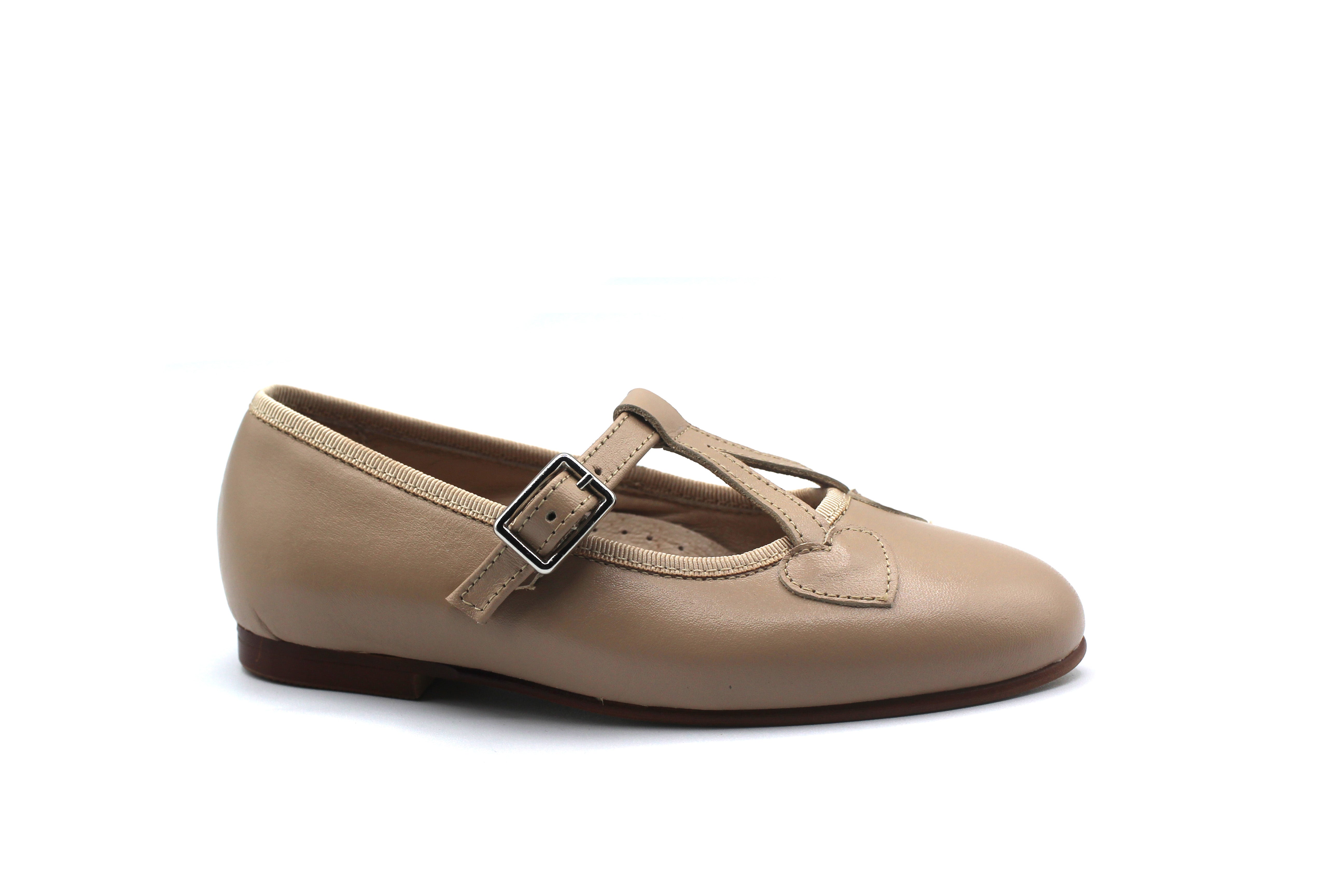 Don Louis Taupe Cherry T-Strap