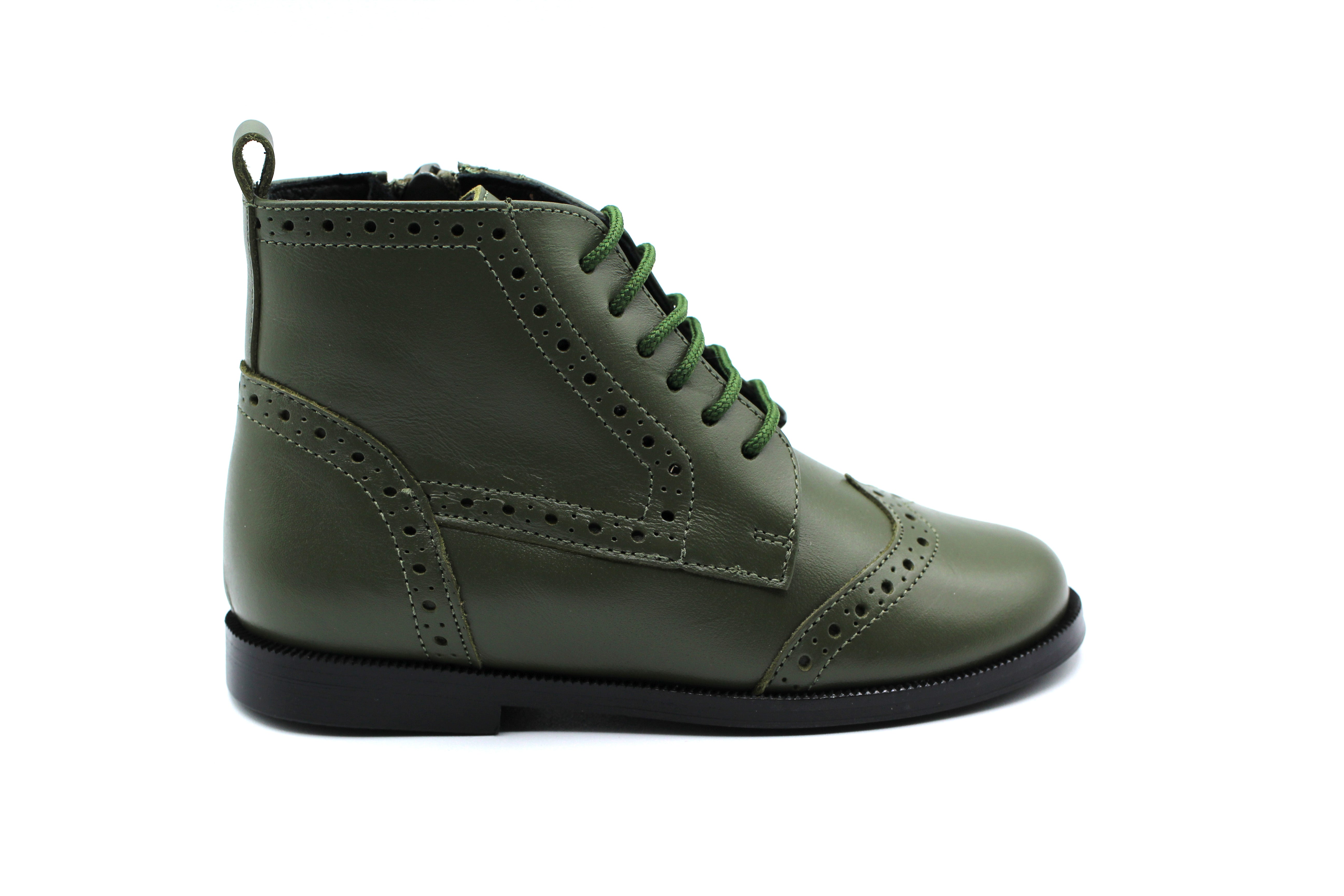 Don Louis Army Wingtip Bootie
