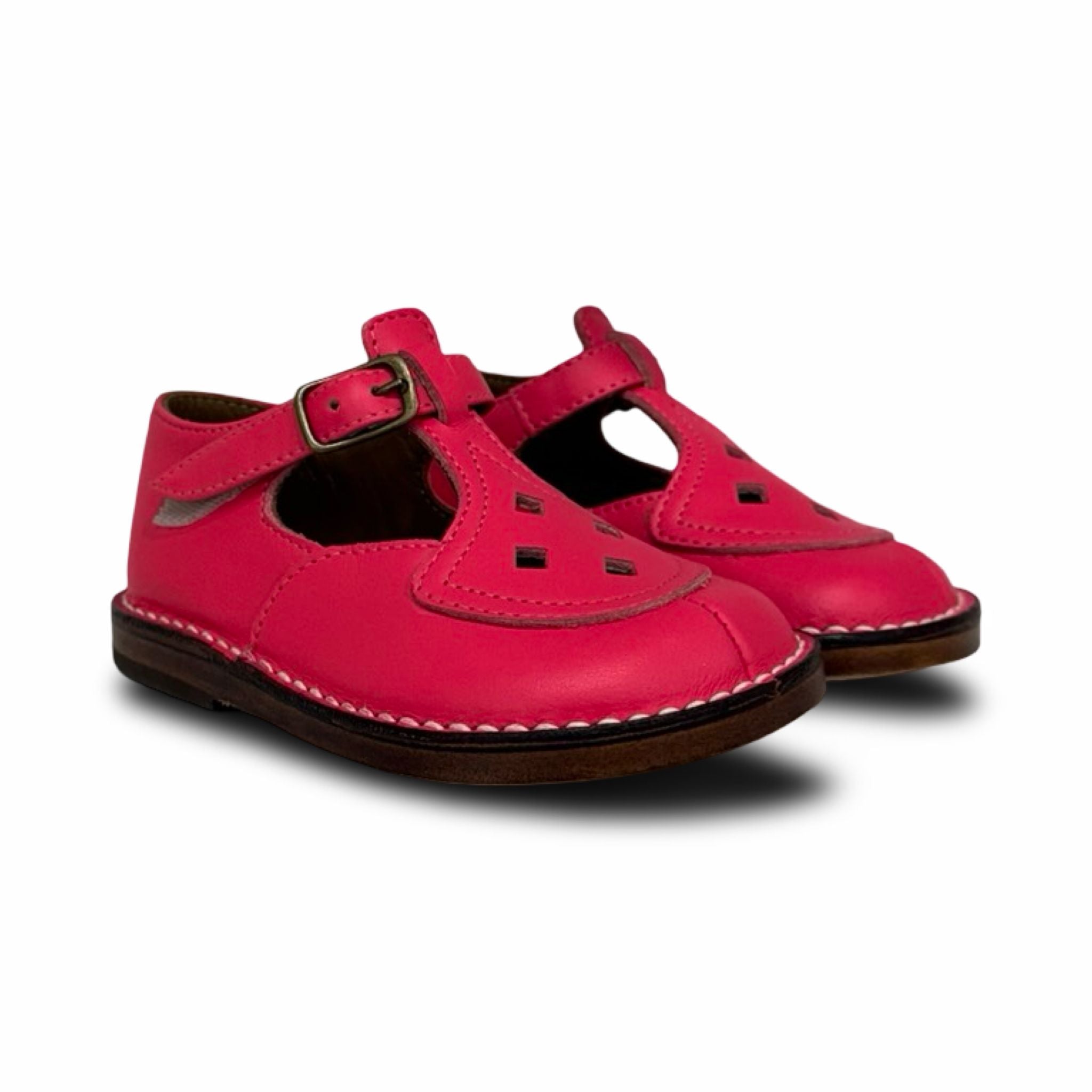 Pepe Hot Pink T-Strap – HAL Shoes