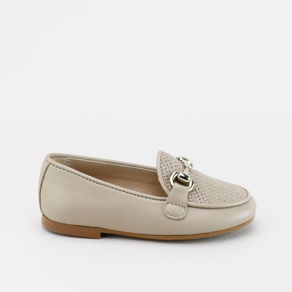 Papanatas Taupe Buckle Loafer