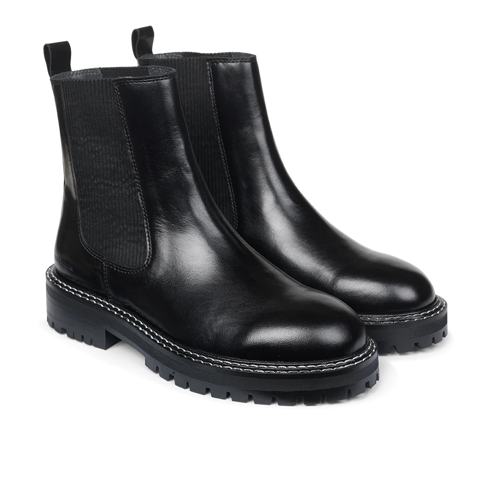 Angulus Black Chelsea boot with elastic