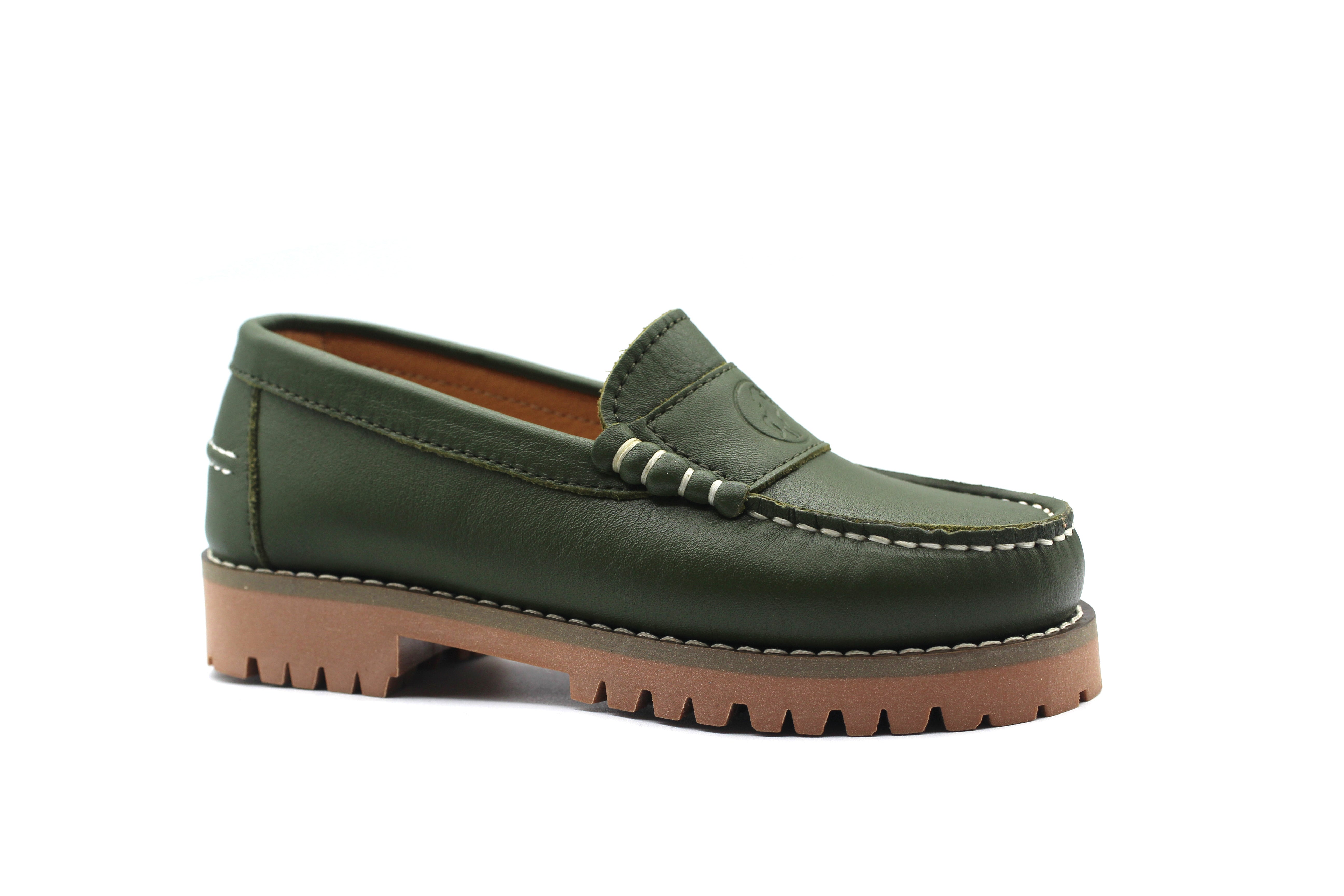 Lmdi Green Chunky Loafer