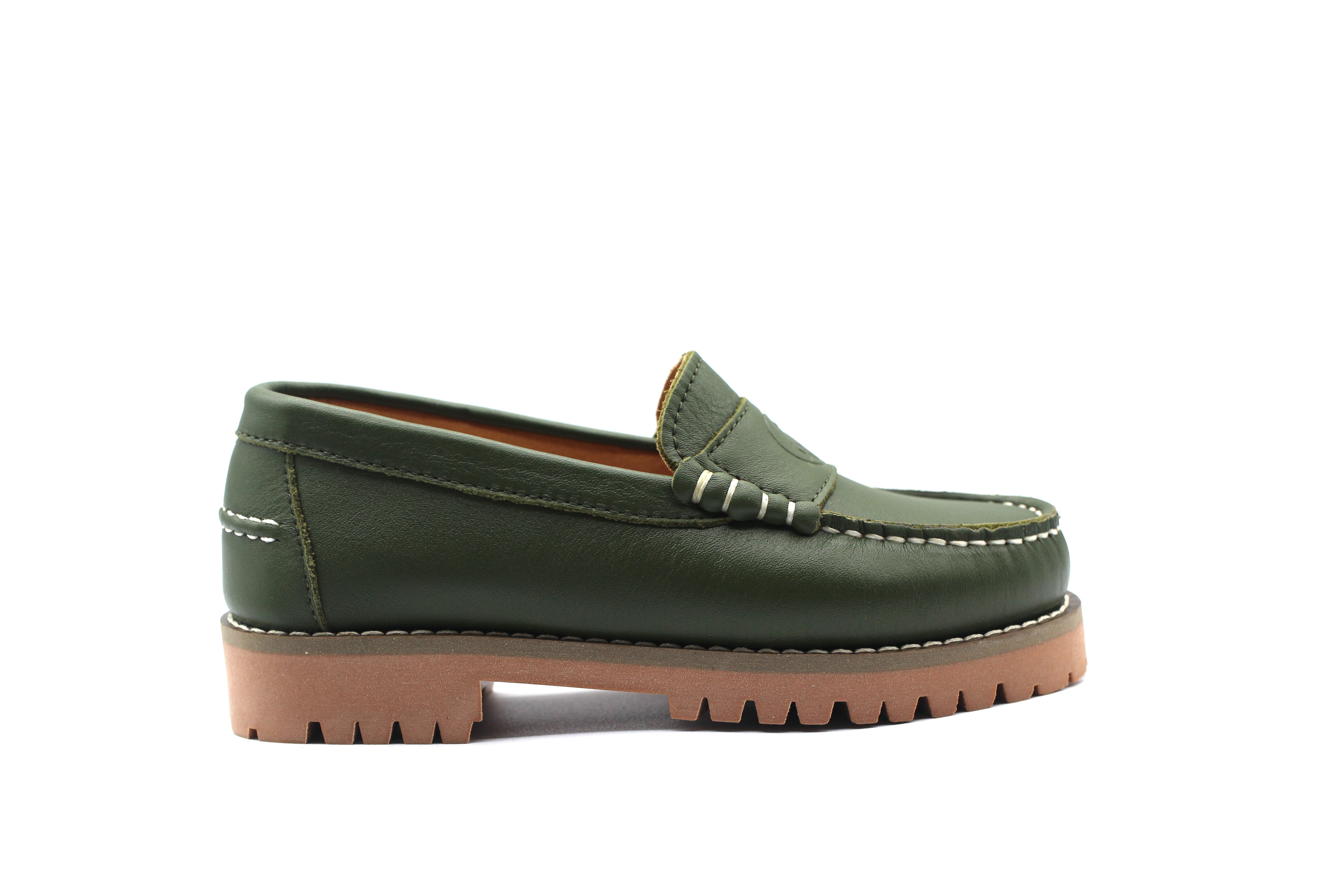 Lmdi Green Chunky Loafer