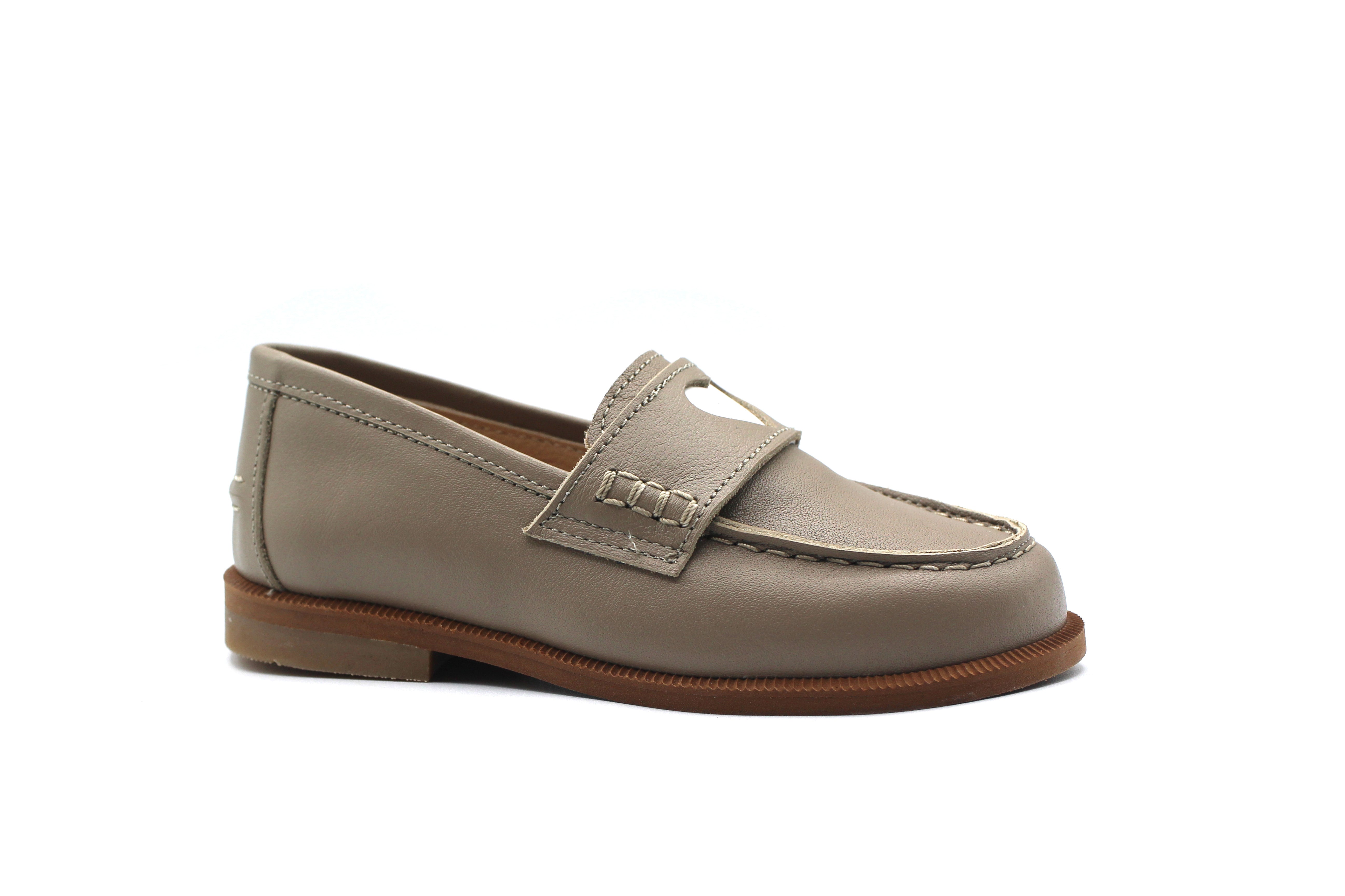 Lmdi Taupe Heart Loafer