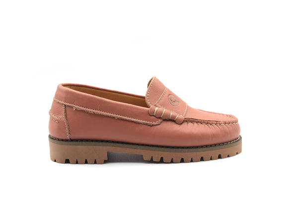 LMDI Pink Chunky Penny Loafer