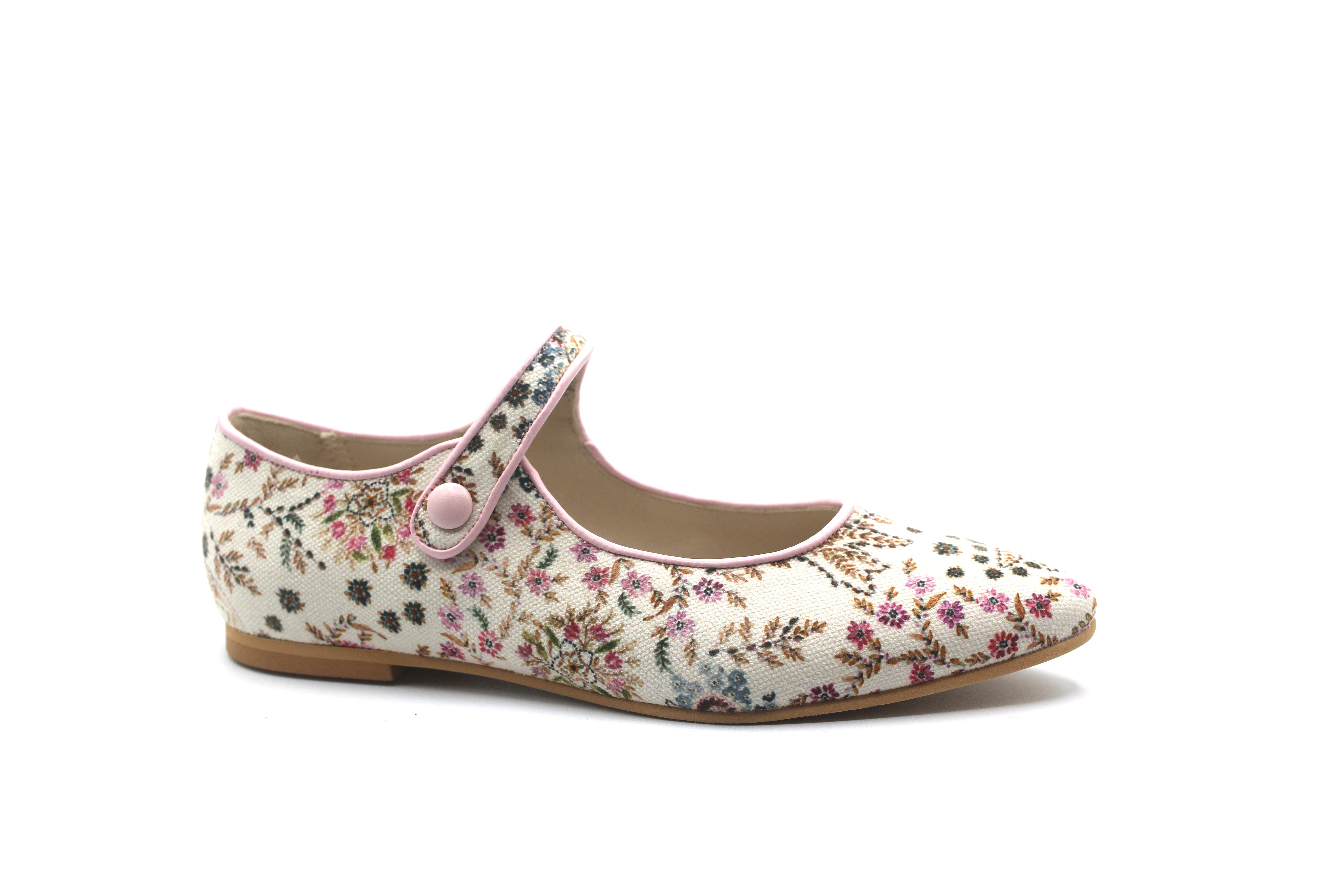 LMDI Floral Pointed Mary Jane
