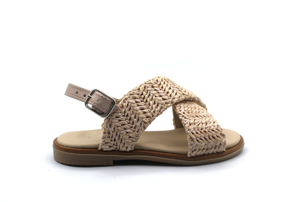 Manuela De Juan Crochet Cross Sandal