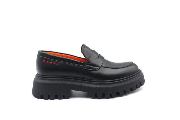 Marni Black Chunky Loafer