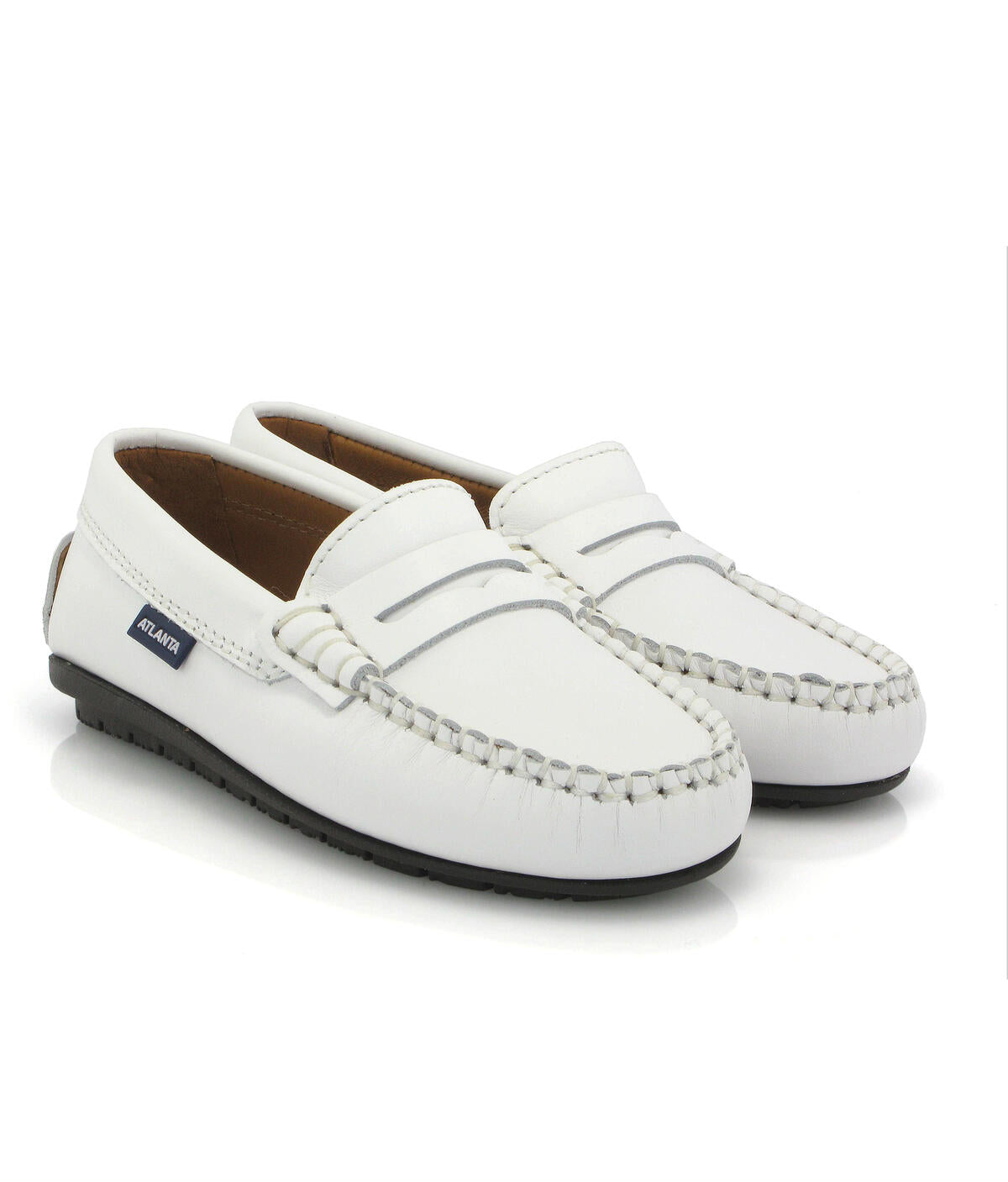 Atlanta White Penny Loafer