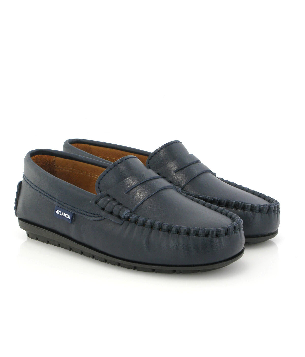 Atlanta Blue Navy Penny Loafer