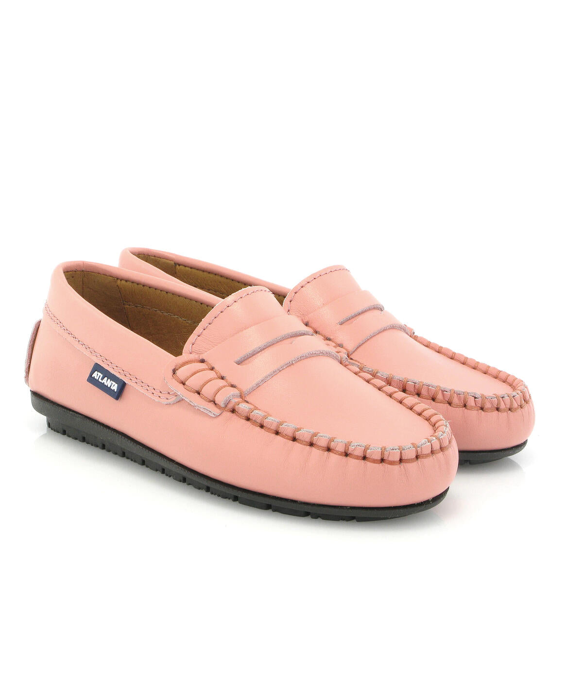 Atlanta Saumon Smooth Penny Loafer