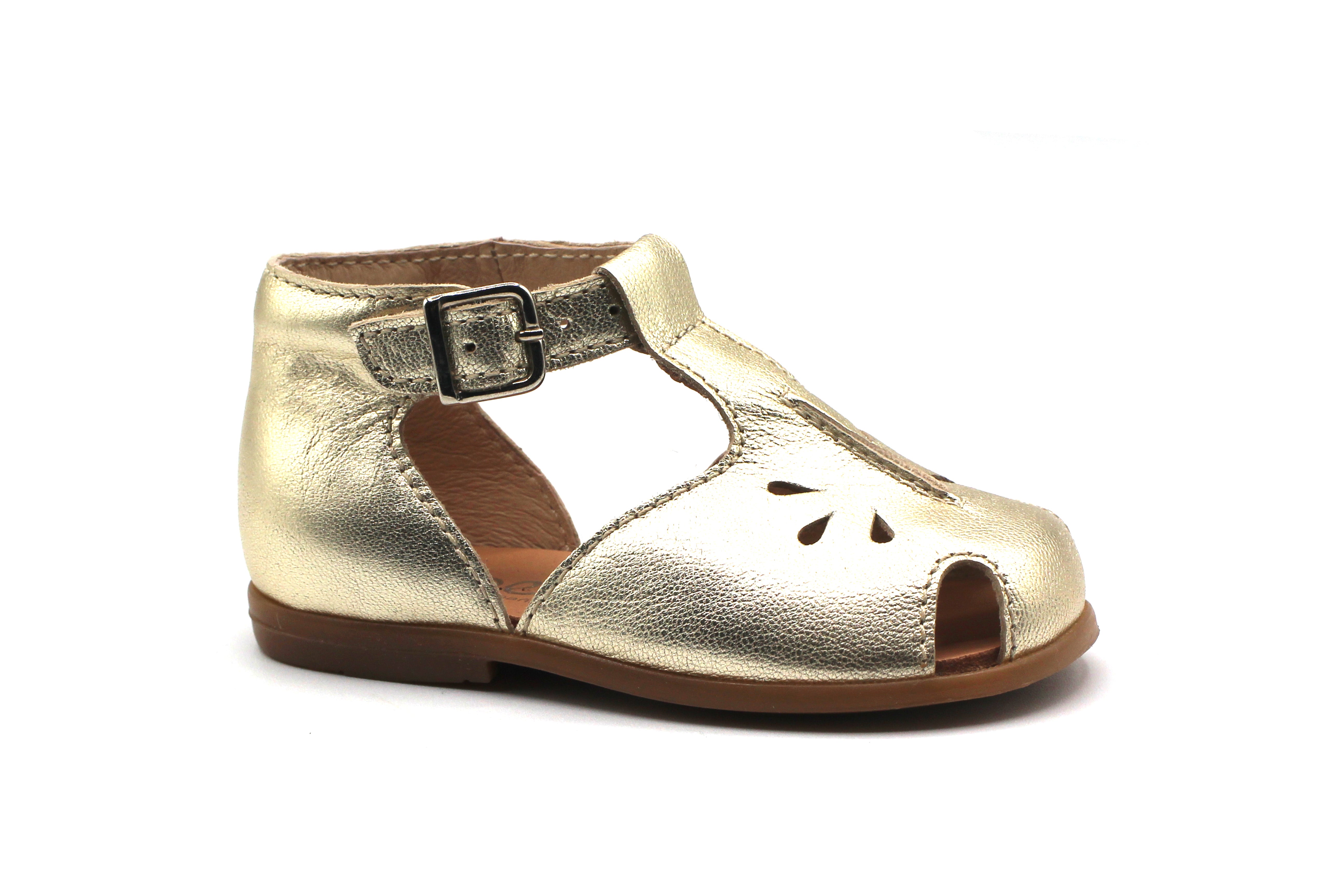 Beberlis Metallic Gold Sandal