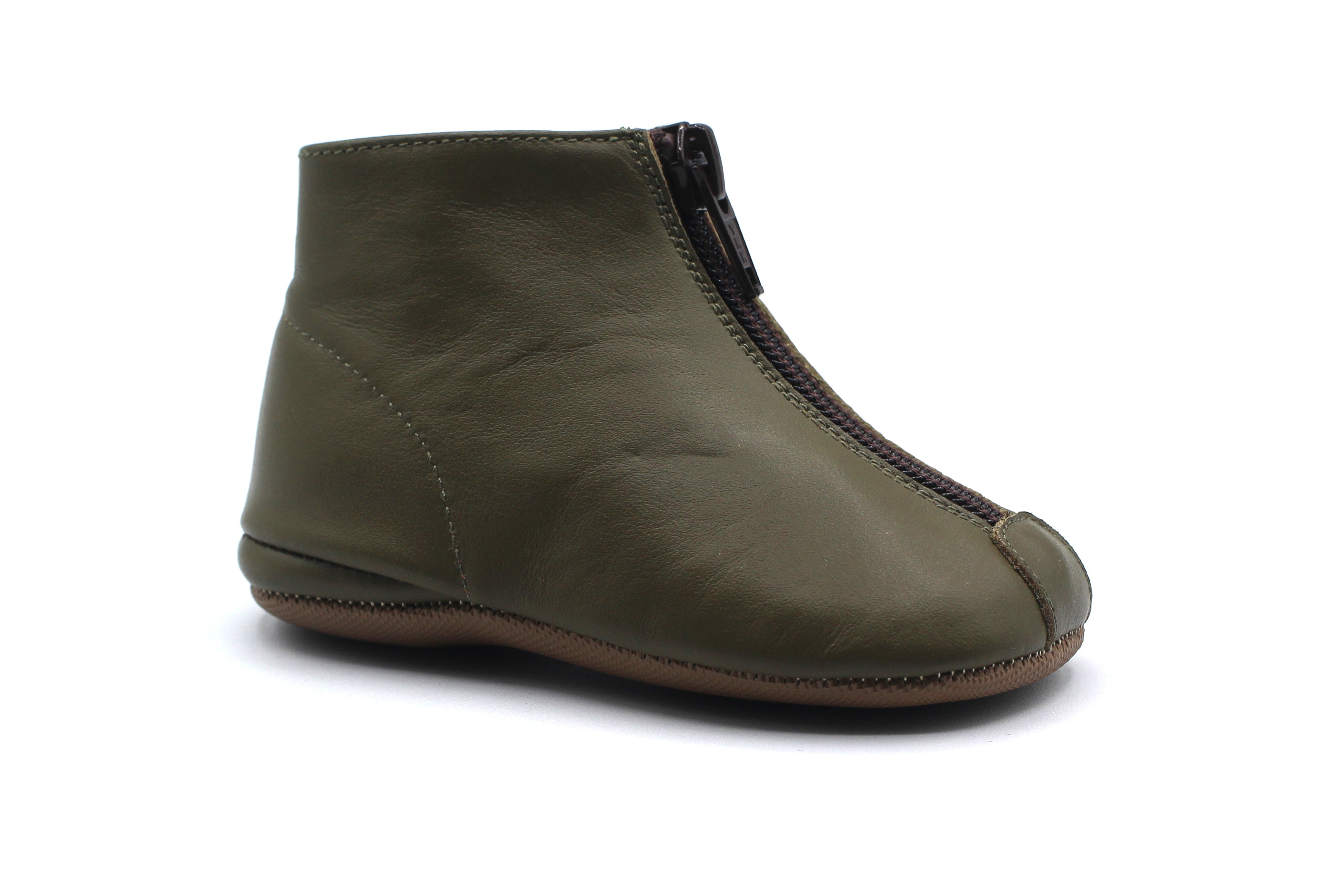 Pepe Hunter Green Zipper Bootie