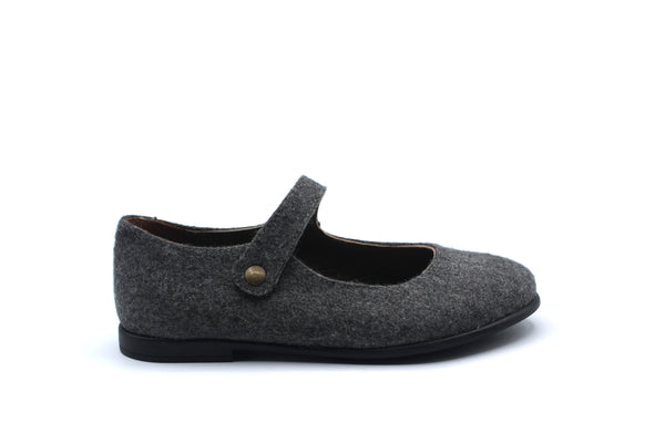 Pepe Gray Wool Mary Jane