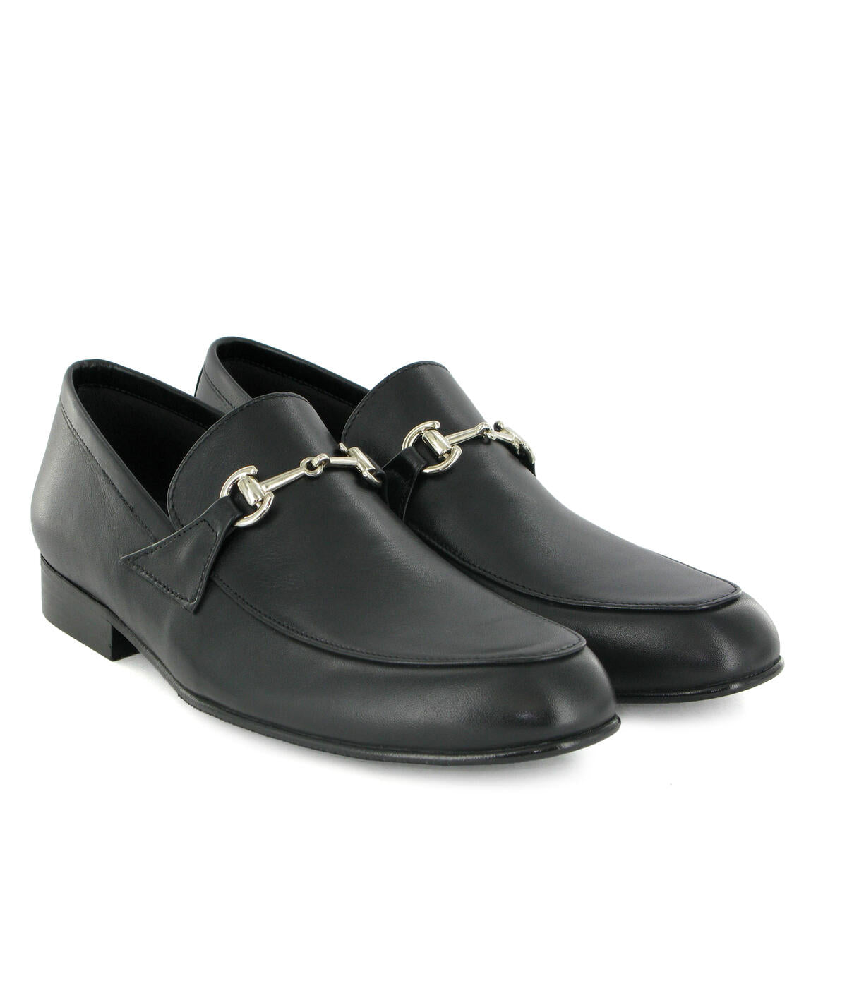 Atlanta Black Classic Loafer With Buckle