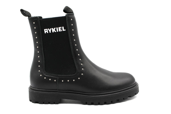 Sonia Rykiel Black Leather Boot