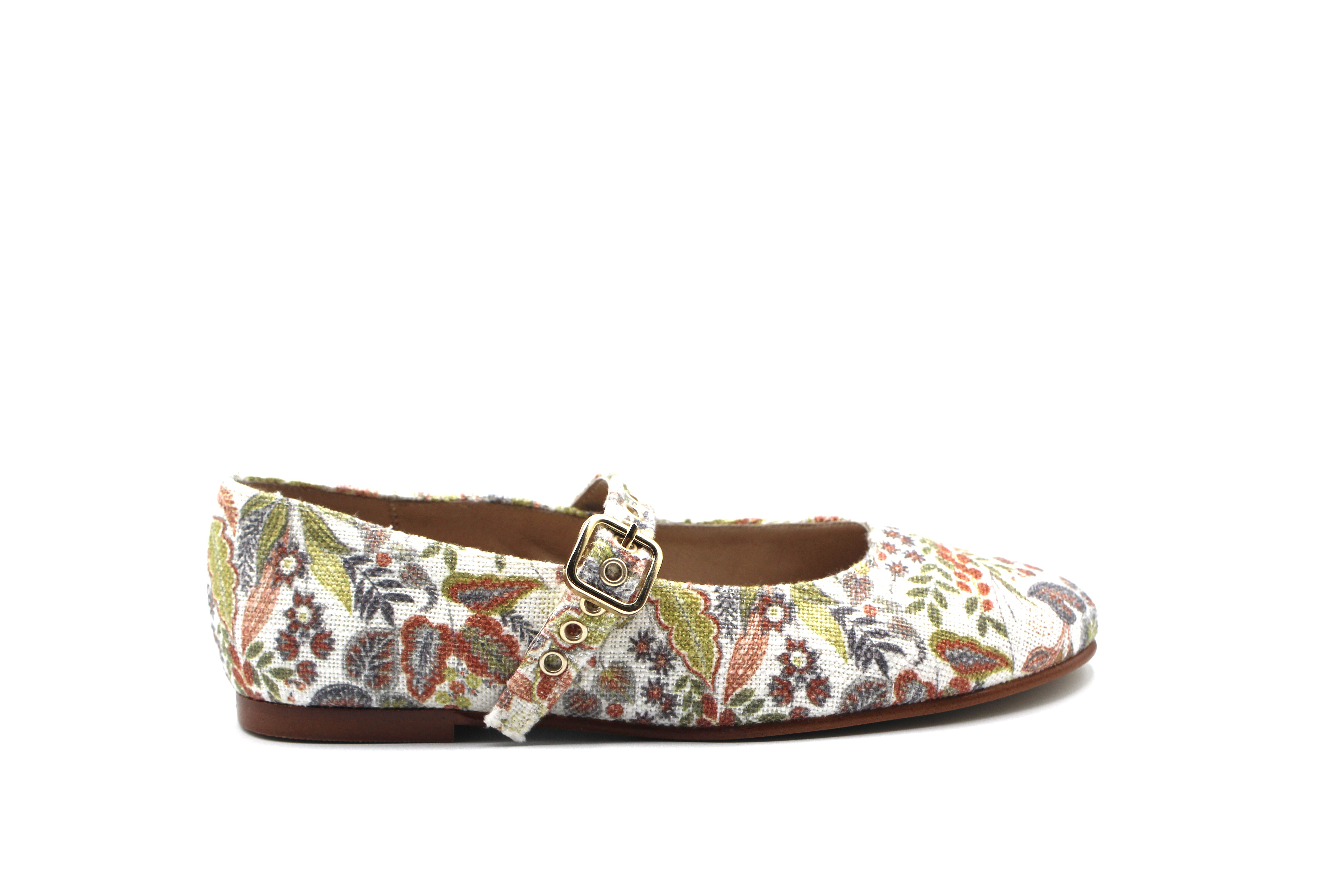 Valencia Floral Buckle Mary Jane