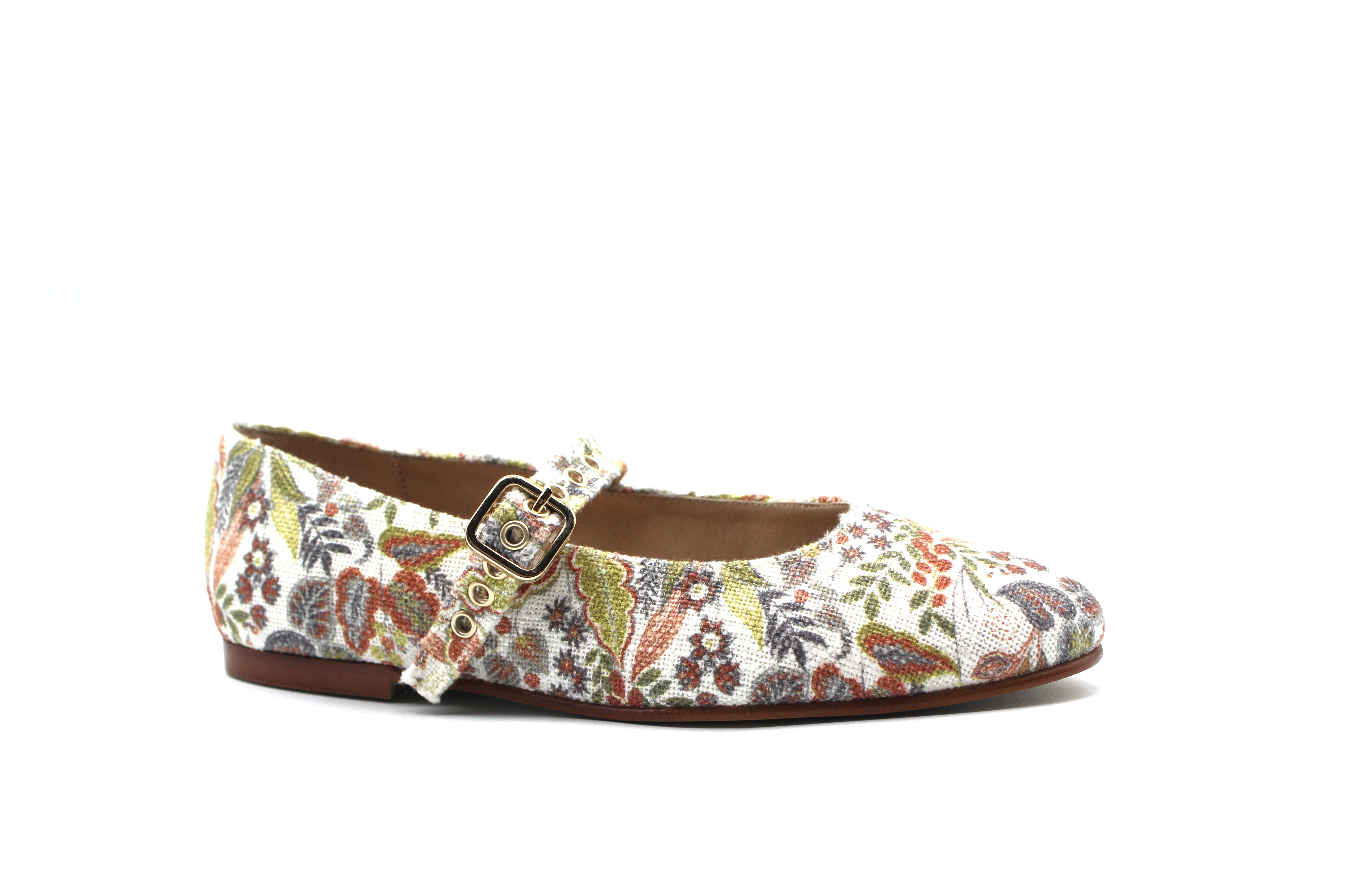 Valencia Floral Buckle Mary Jane