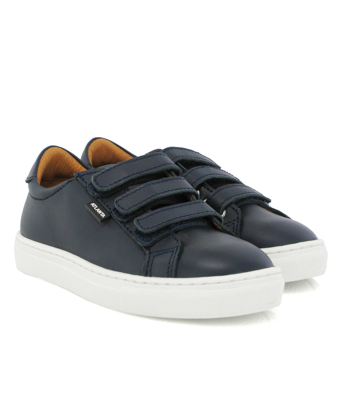 Atlanta Blue Navy Sneaker Three Straps